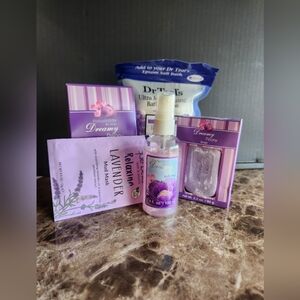 Lavender and Peony Bath Set